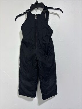 Kid Connection Outerwear Black Jumpsuit Ski Snow Coveralls Winter 4T Toddler